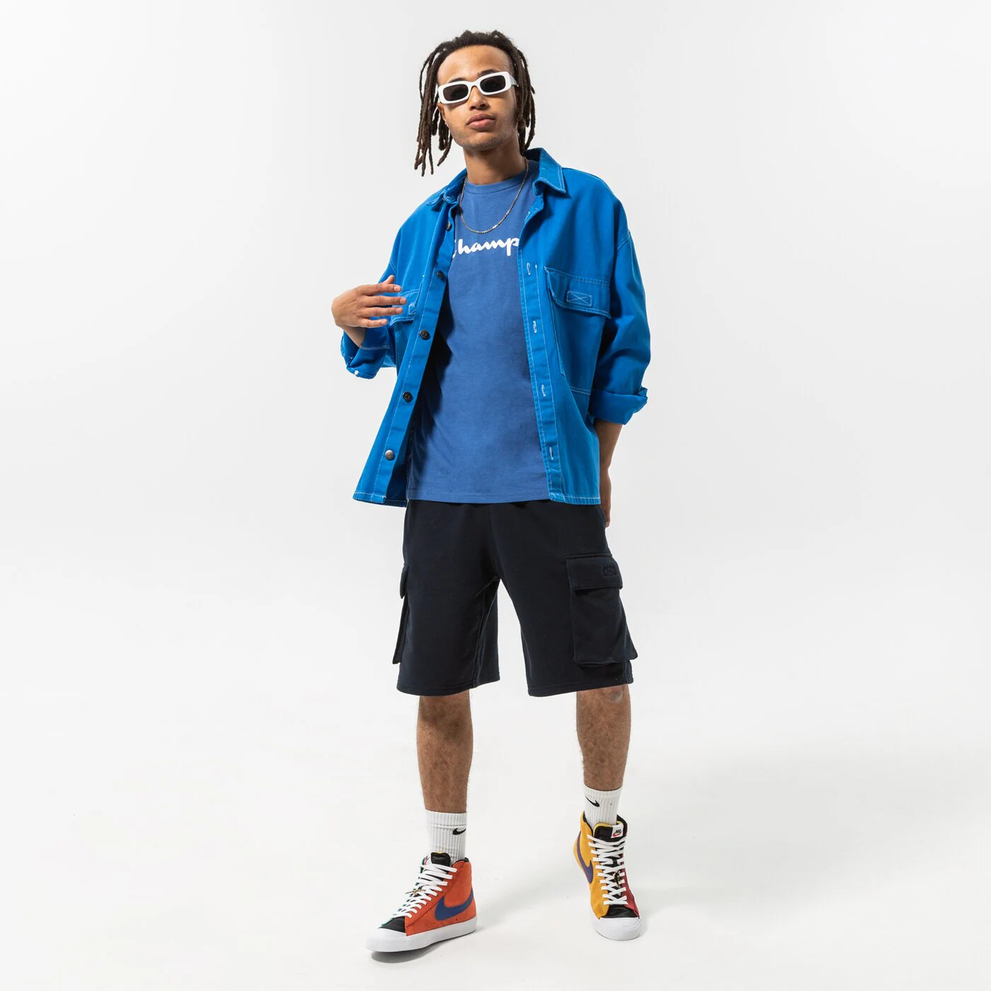 CHAMPION SHORTS CARGO BERMUDA Dunkelblau