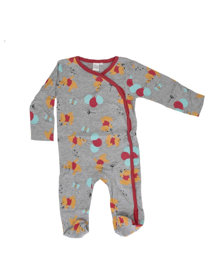 Winnie Puuh Winnie Puuh Einteiler Gemütlicher Strampler für Babys in Grau günstig kaufen