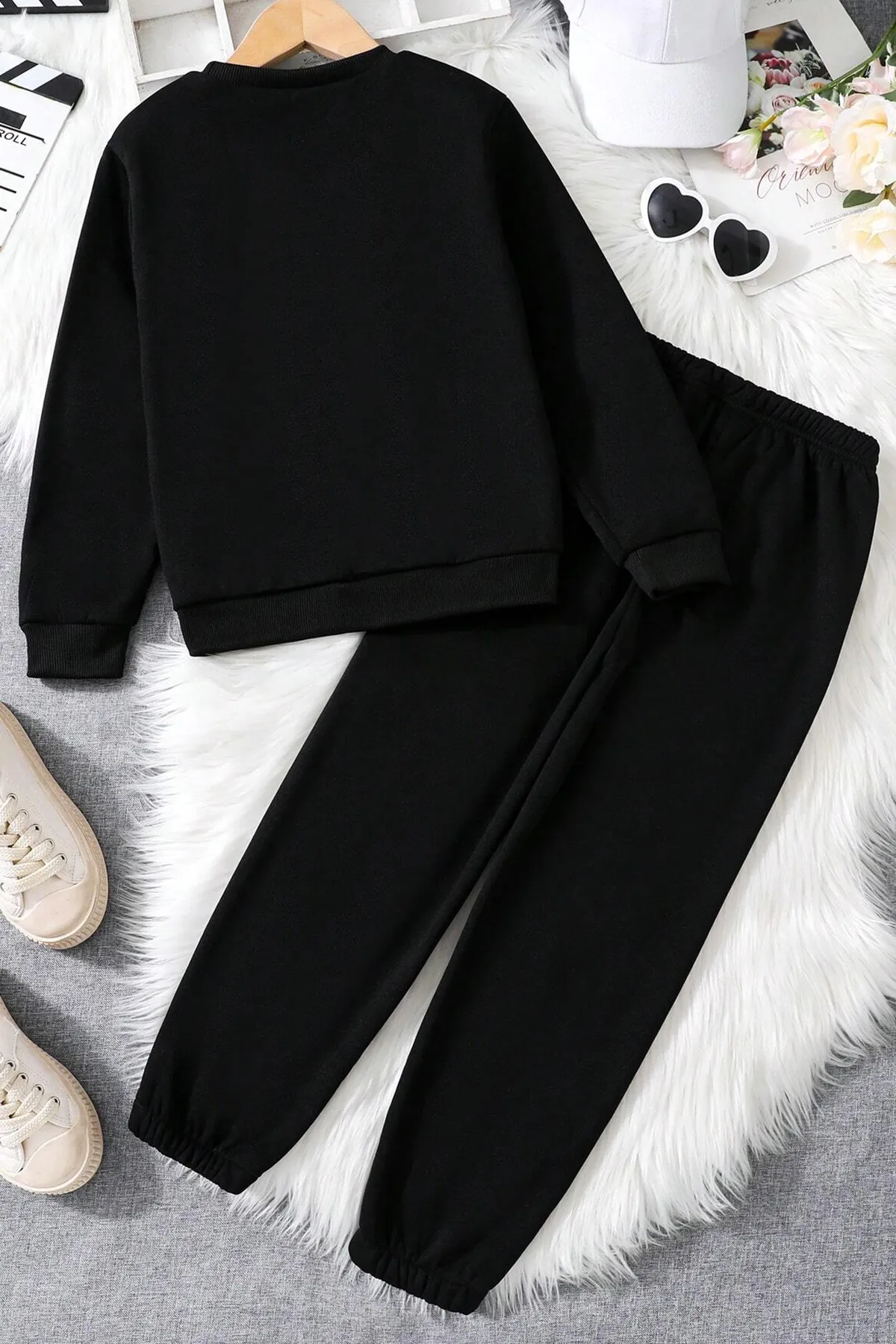uyguntarz  Sport-Sweatsuit Set - Schwarz - Regular Fit