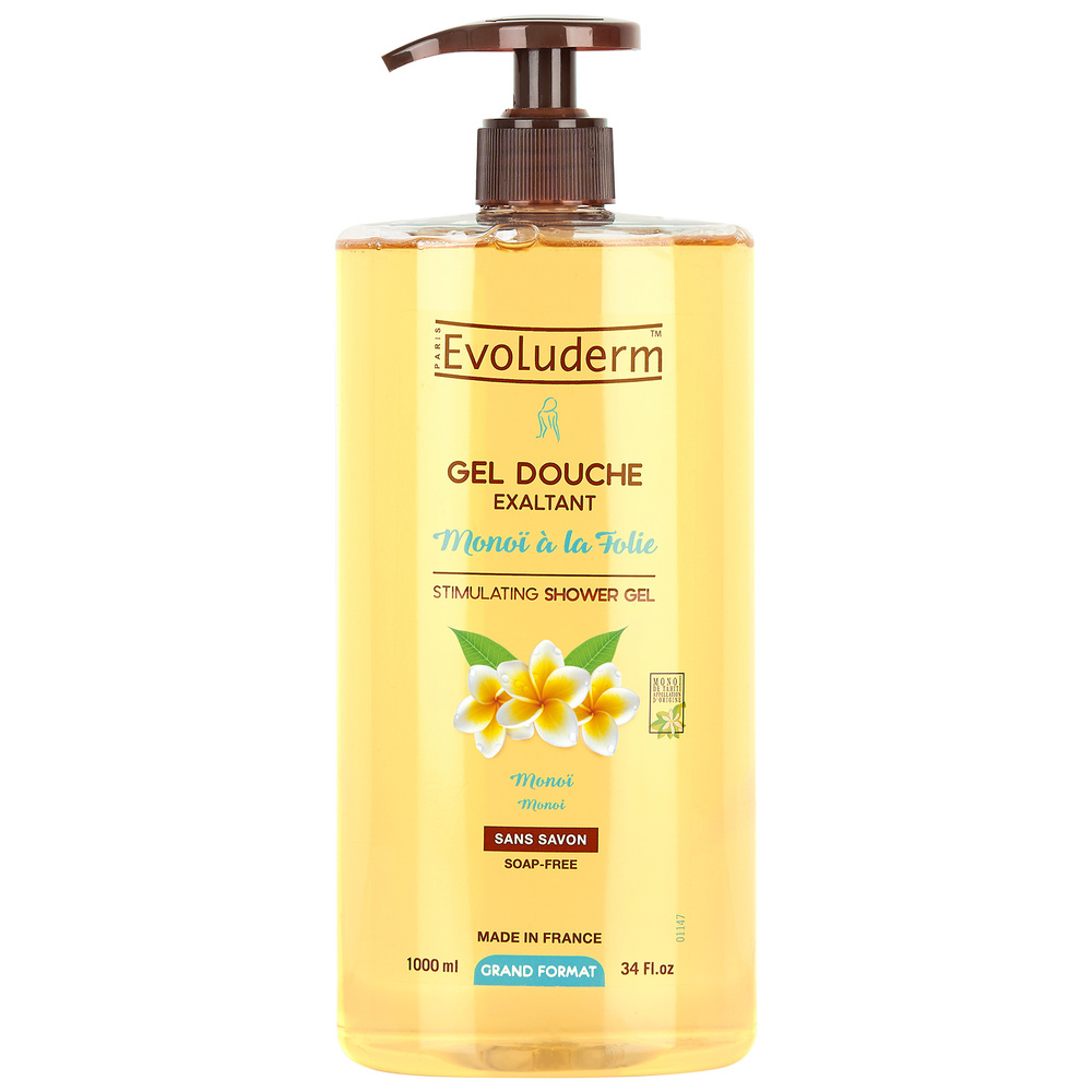 evoluderm Monoï à la Folie Gel douche Exaltant - 1000 ml