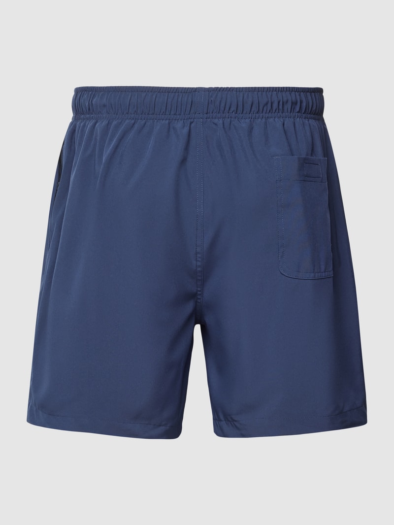 Badehose mit Reißverschlusstasche in marineblau