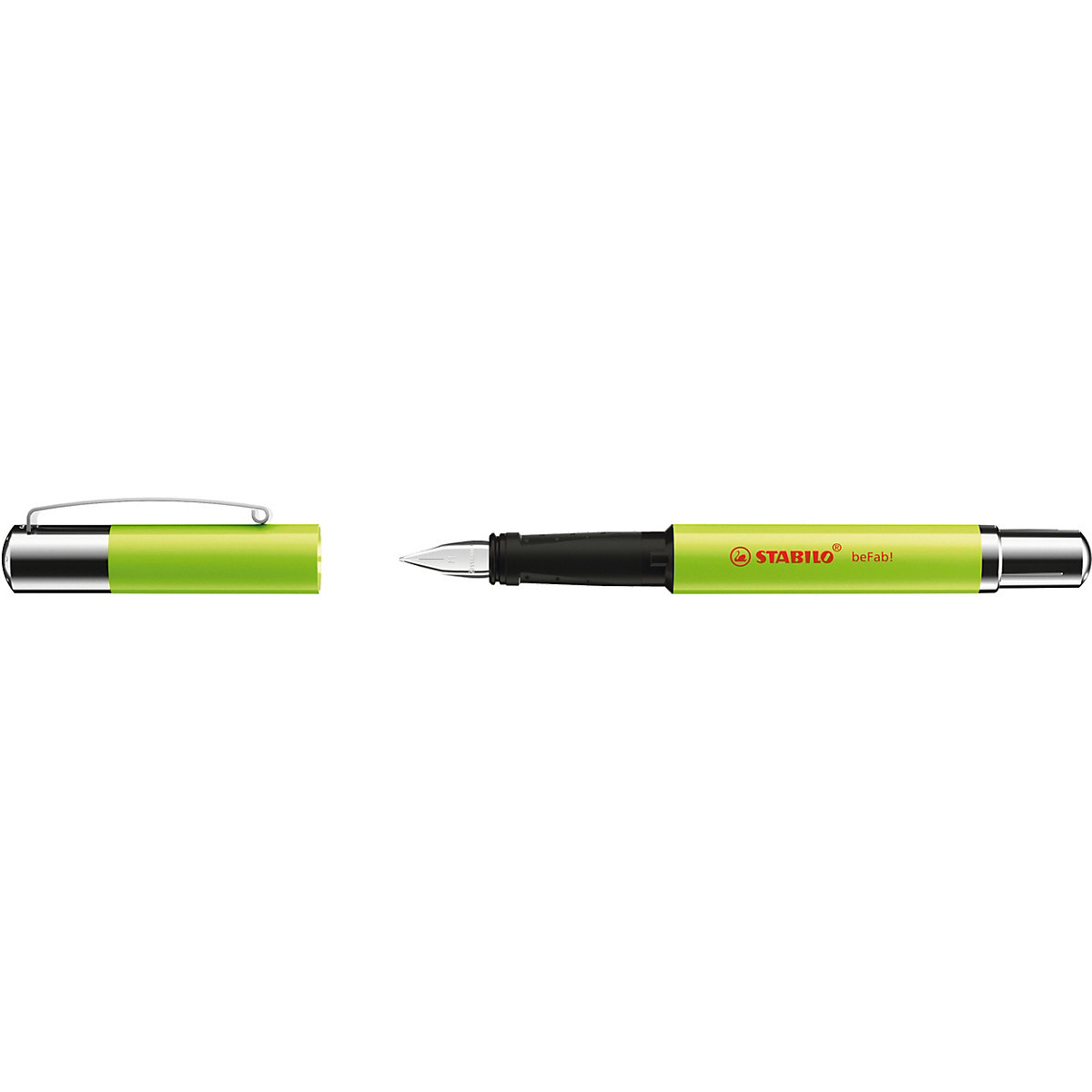 Füllhalter beCrazy! Uni Colors Links-/Rechtshänder Lime Punch, inkl. 3 Patronen