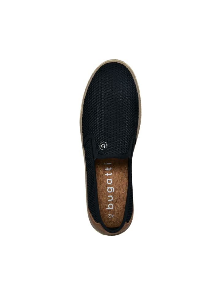 Bugatti Slip on in schwarz günstig kaufen