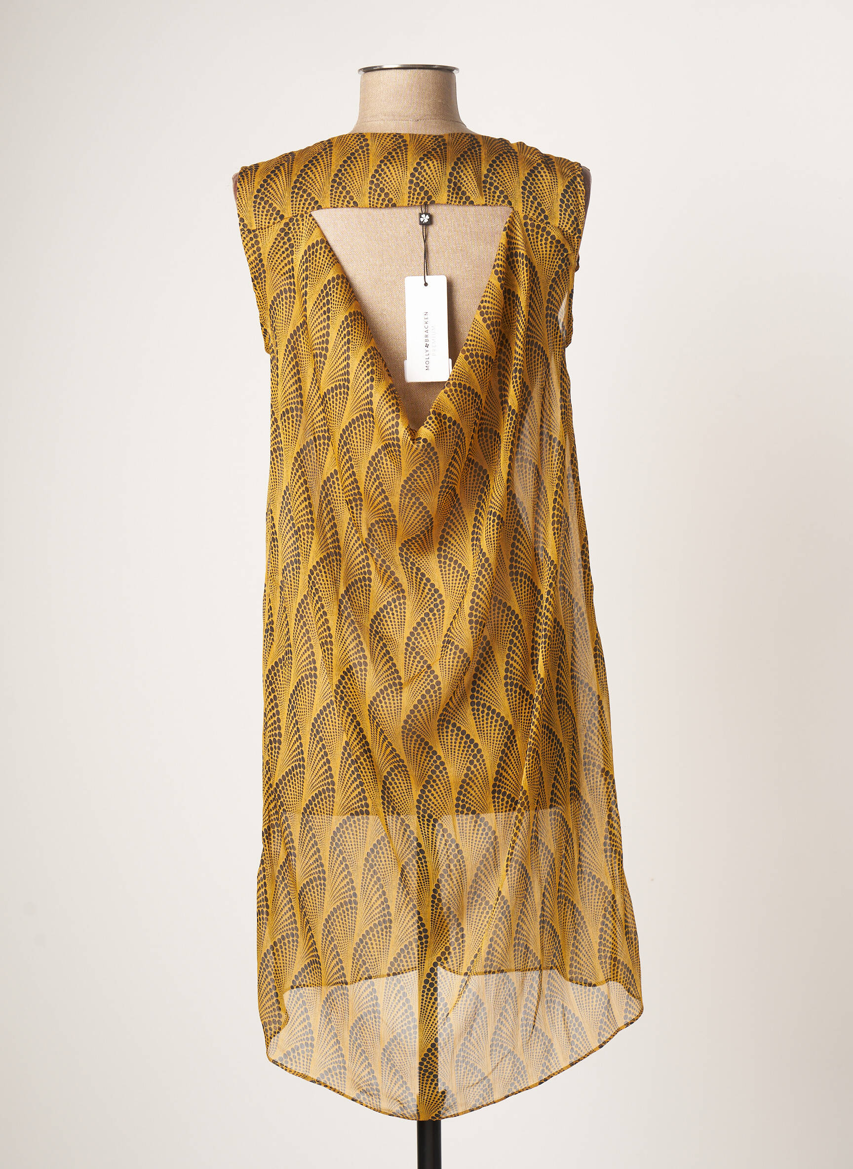 Molly Bracken Tuniquesansmanche Femme couleur jaune