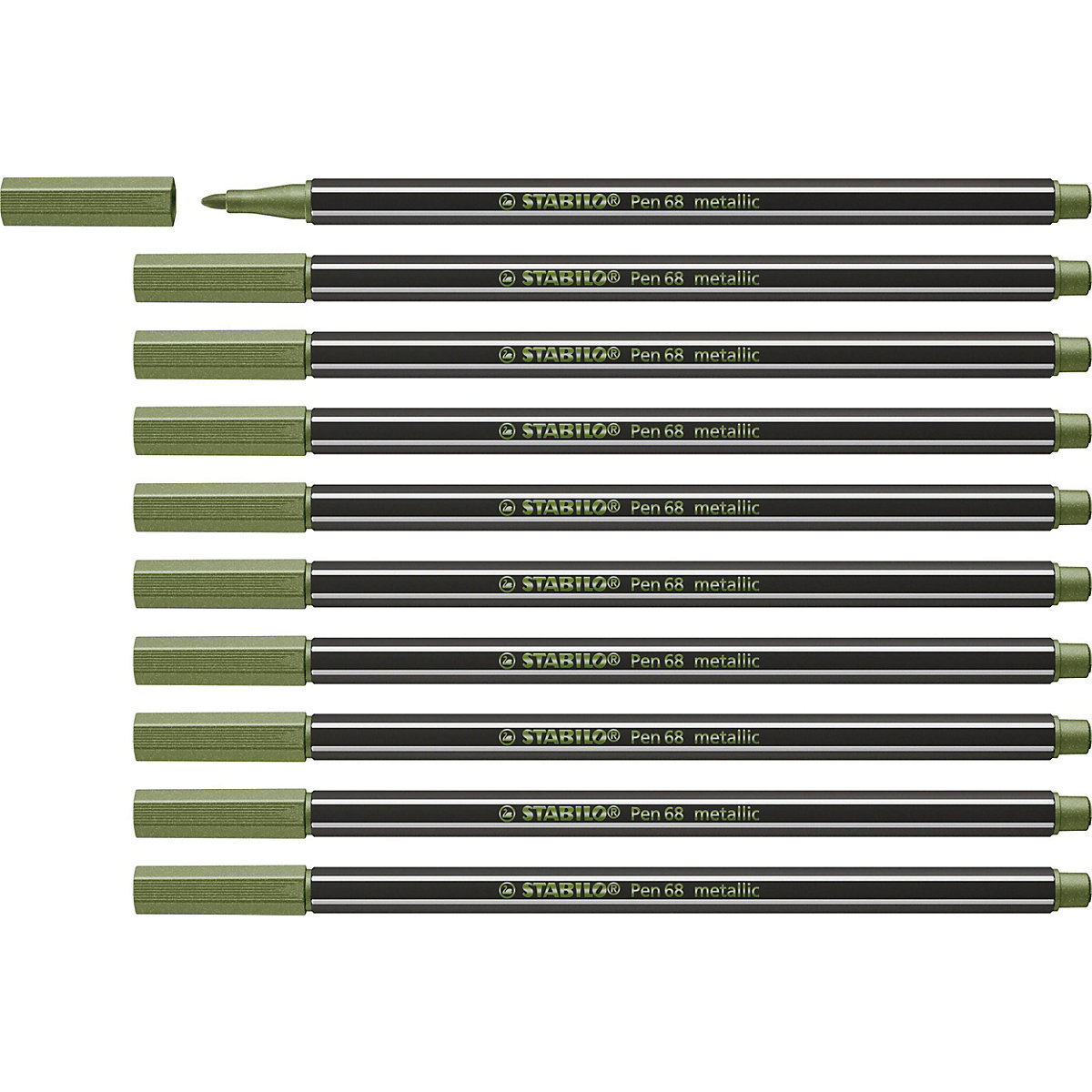 Premium Metallic-Filzstift Pen 68 metallic, metallic hellgrün