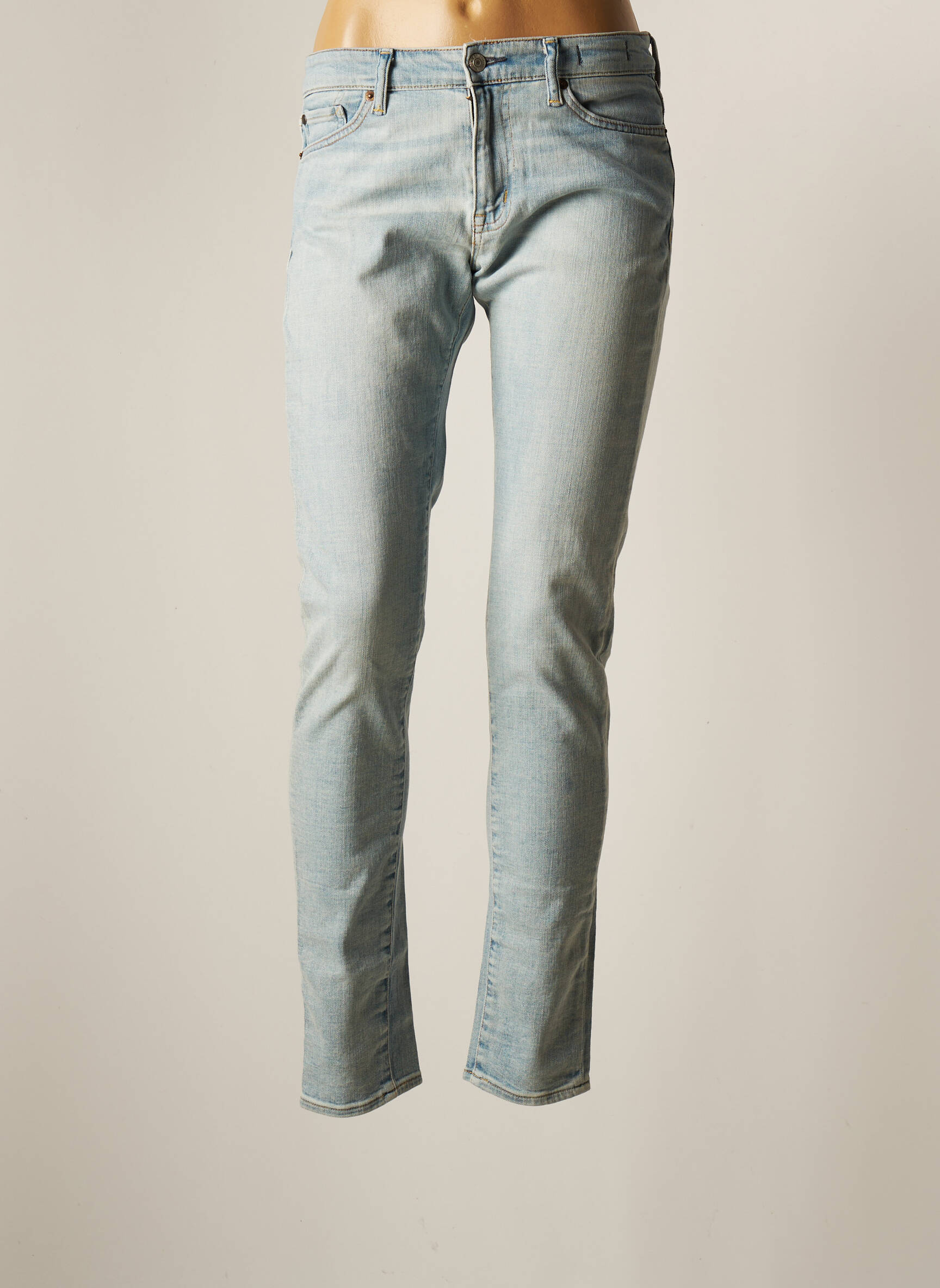 Ralph Lauren Jeans Coupe Slim Femme couleur bleu