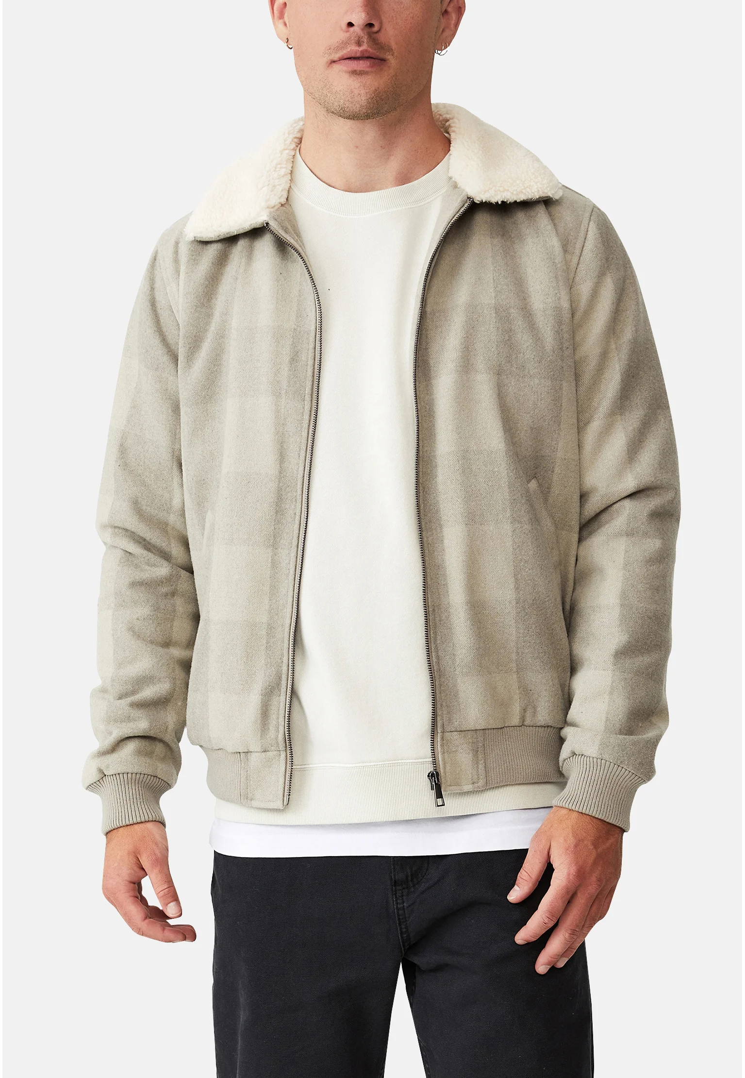 Chaqueta bomber de algodón