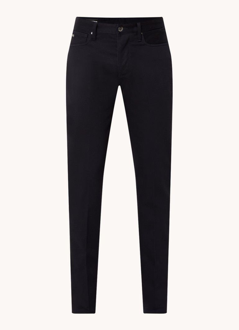Calça chino Emporio Armani Slim fit com bolsos laterais