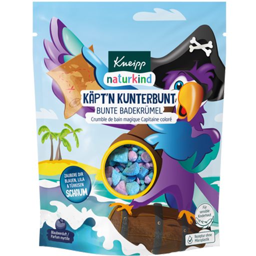 KNEIPP naturkind Käptn Kunterbunt bunte Badekrümel  100 g  Salz