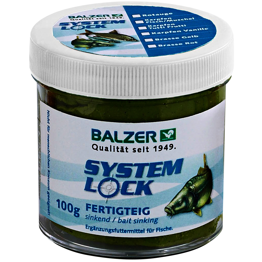 Balzer Fertigteig System Lock (Karpfen/Schleie, Fisch/Muschel)