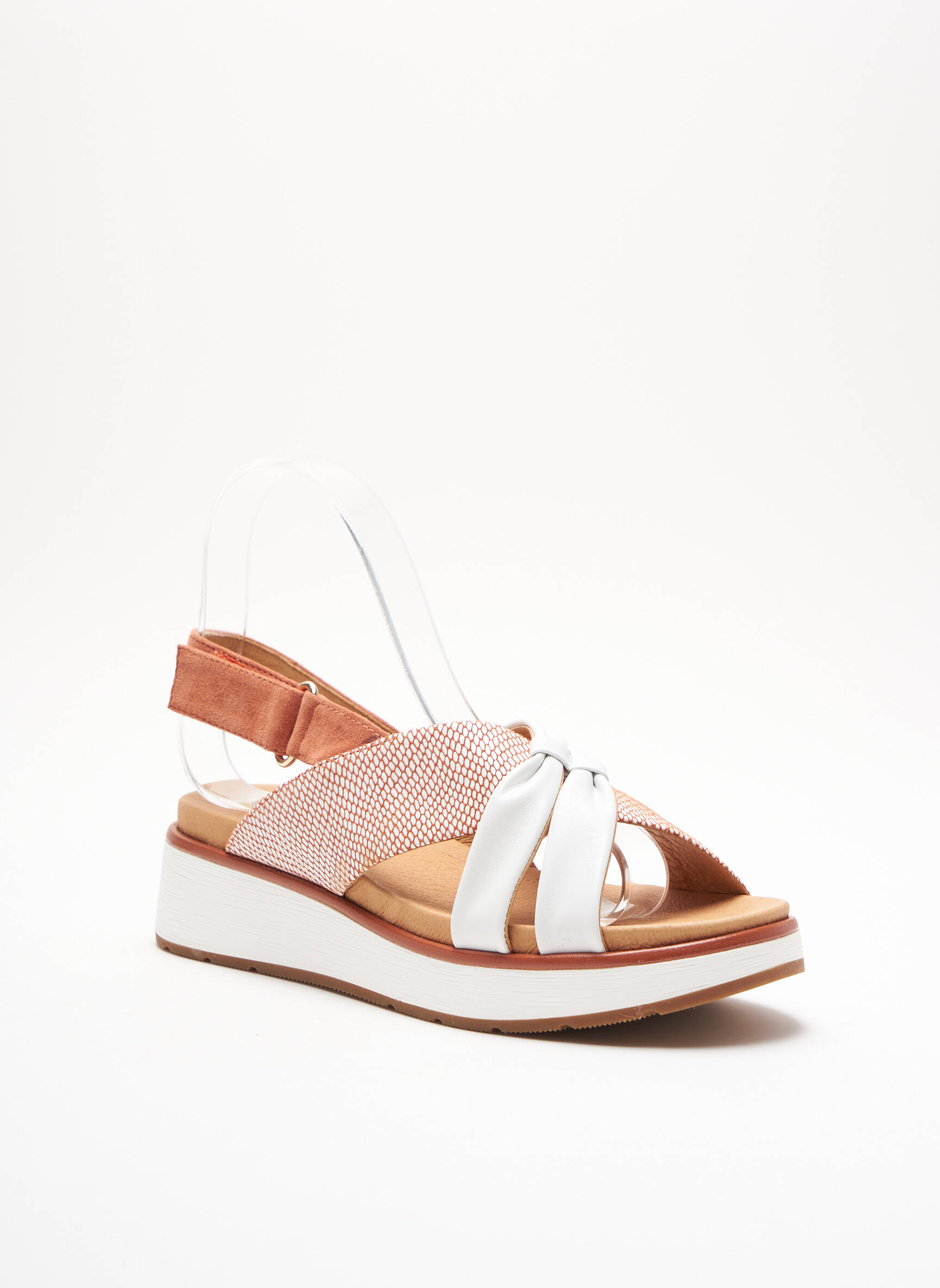 Fugitive By Francesco Rossi Sandales Nu Pieds Femme couleur orange