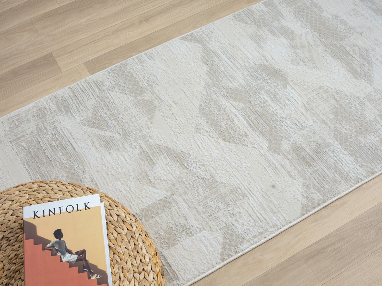 MyFlair Teppich Siena , 80cm x 150cm, Farbe Beige, rechteckig, Florhöhe 10mm