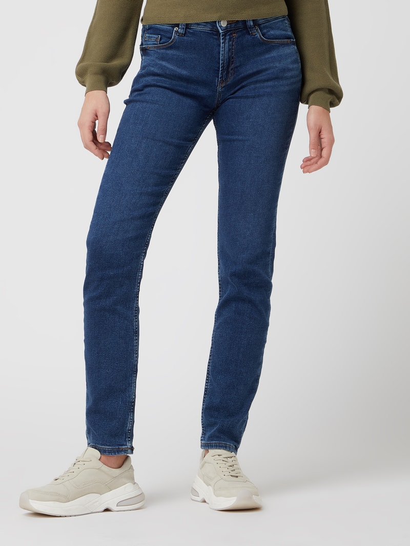 Slim Fit Jeans mit Stretch-Anteil in bleu