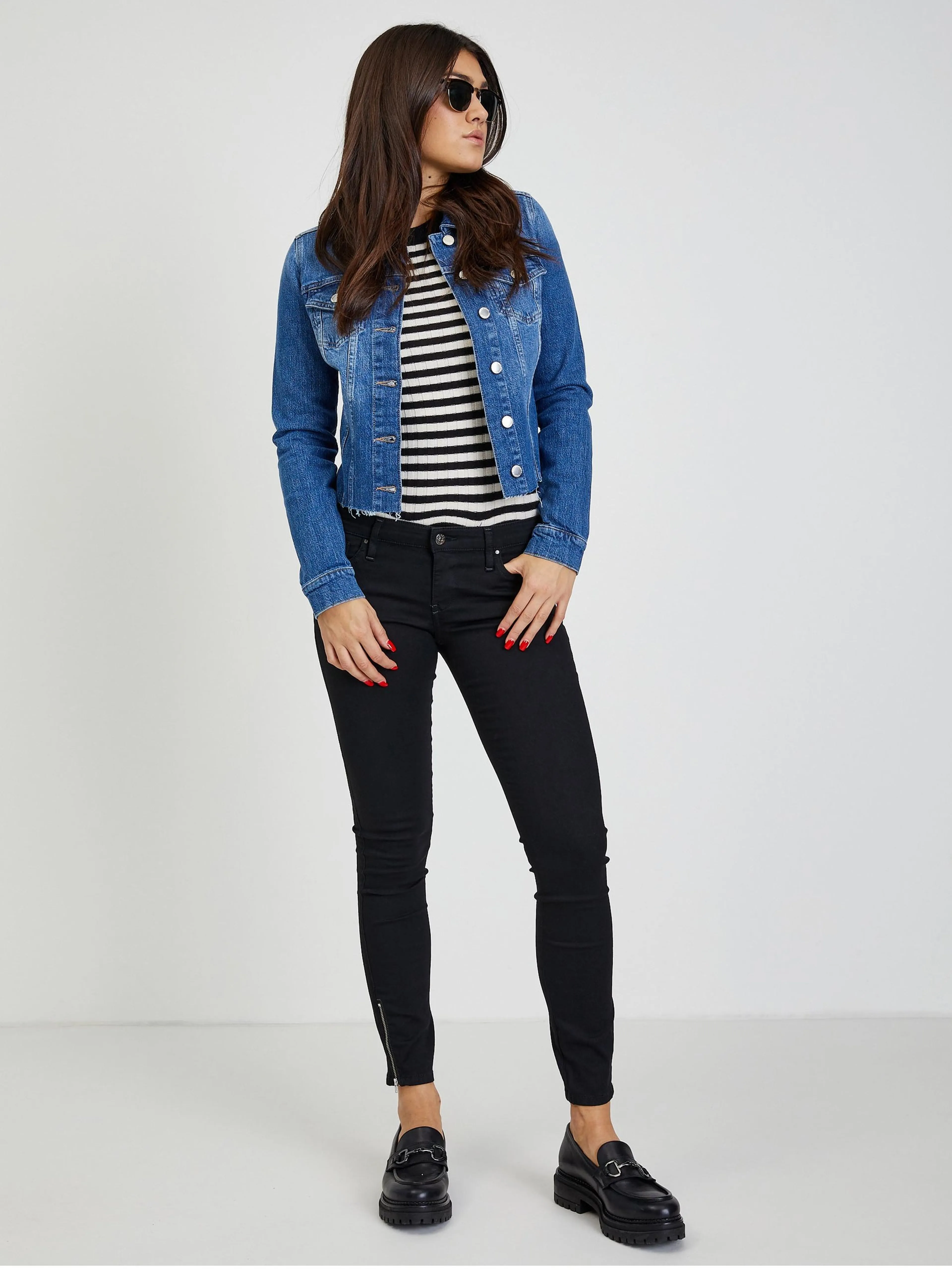 Blaue Jeansjacke ORSAY