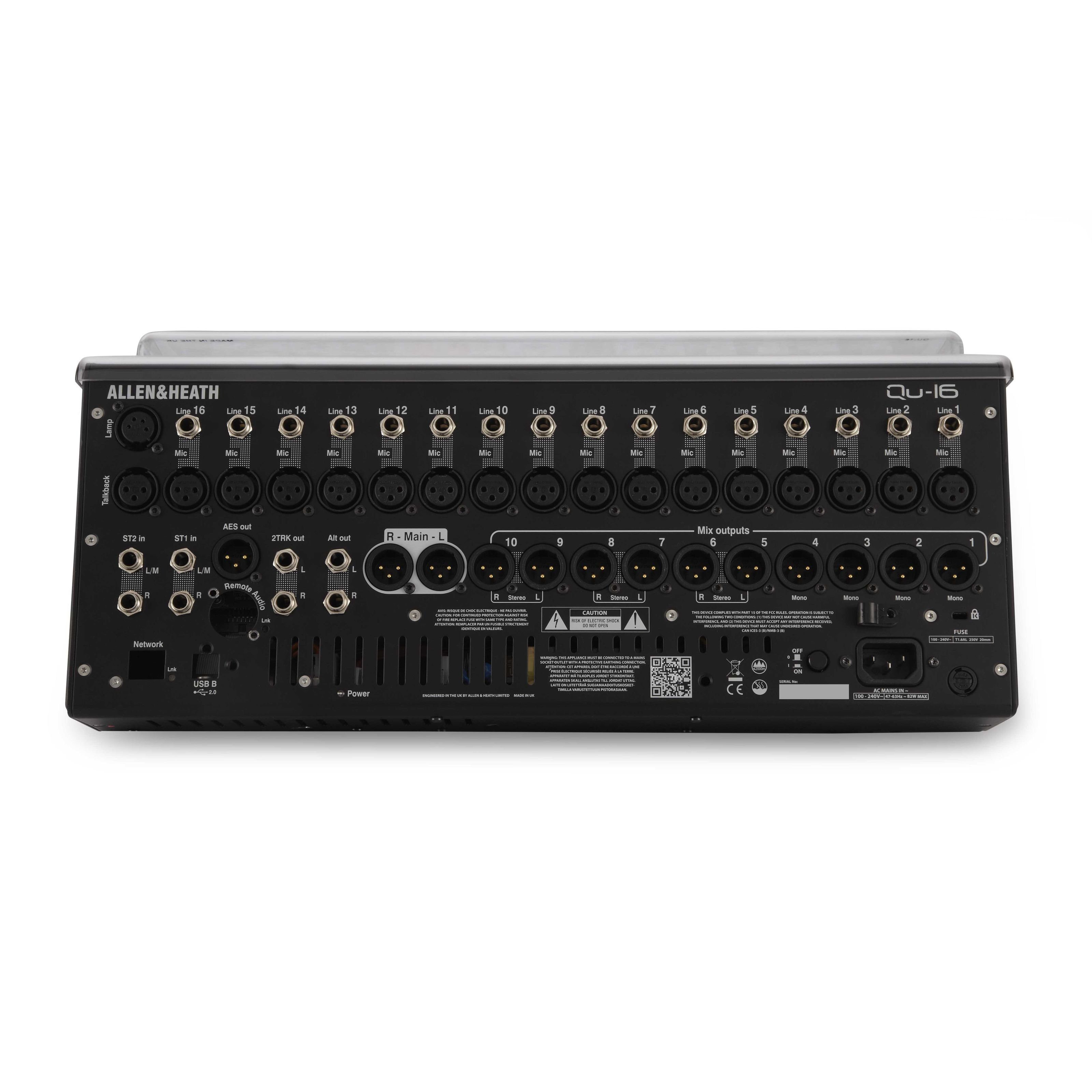 Decksaver Mischpult, Pro Cover Allen & Heath QU-16