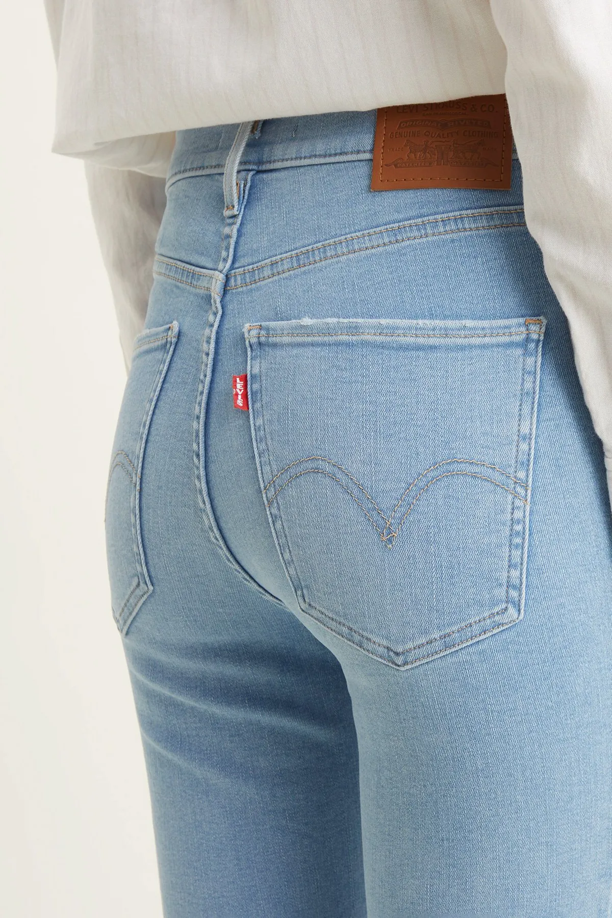 Levi&'s  Cotton Mile Jeans mit hoher Taille und superenger Passform, Denim-Hose 22791