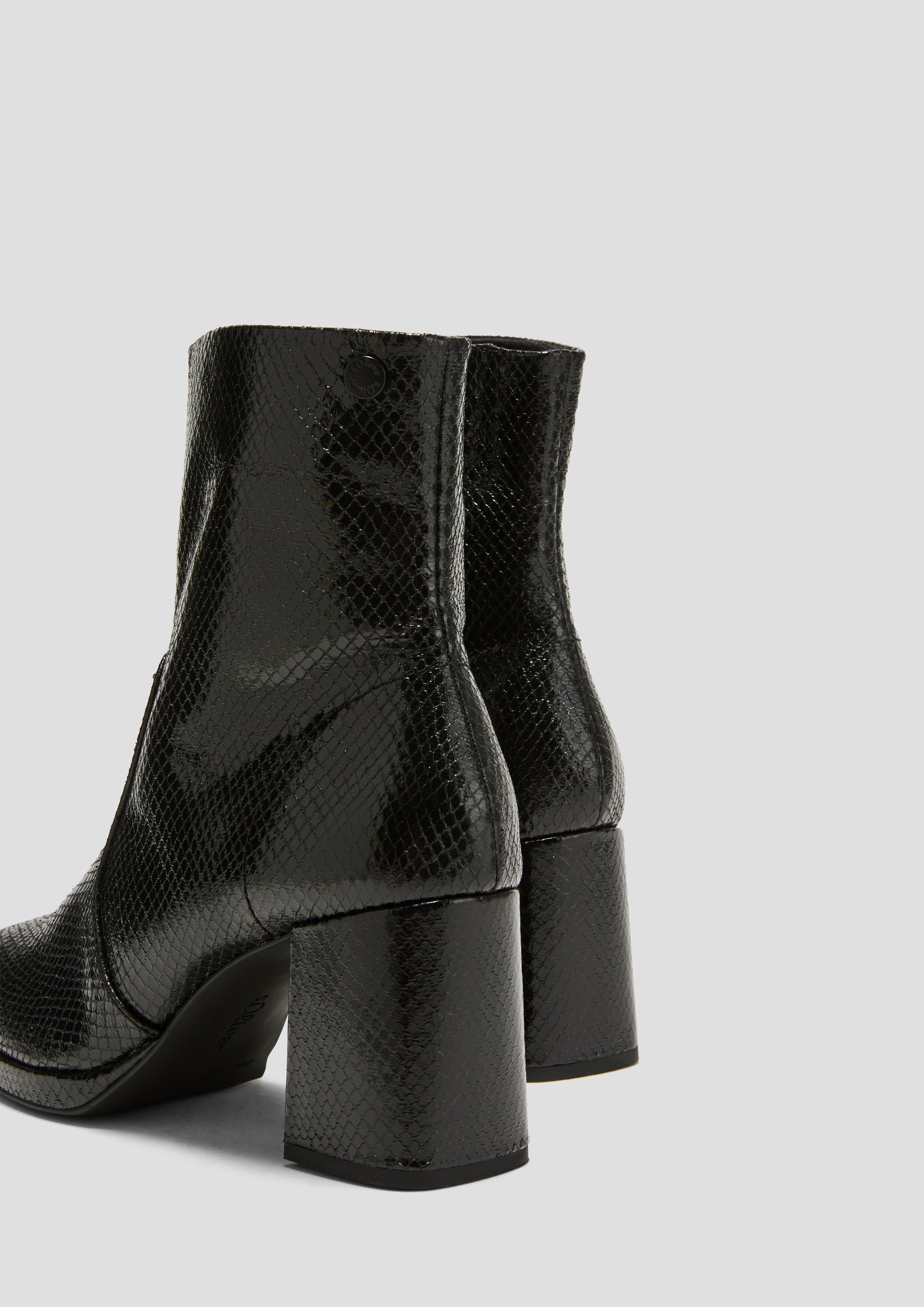 Stiefelette mit Metallic-Effekt  6008561-006