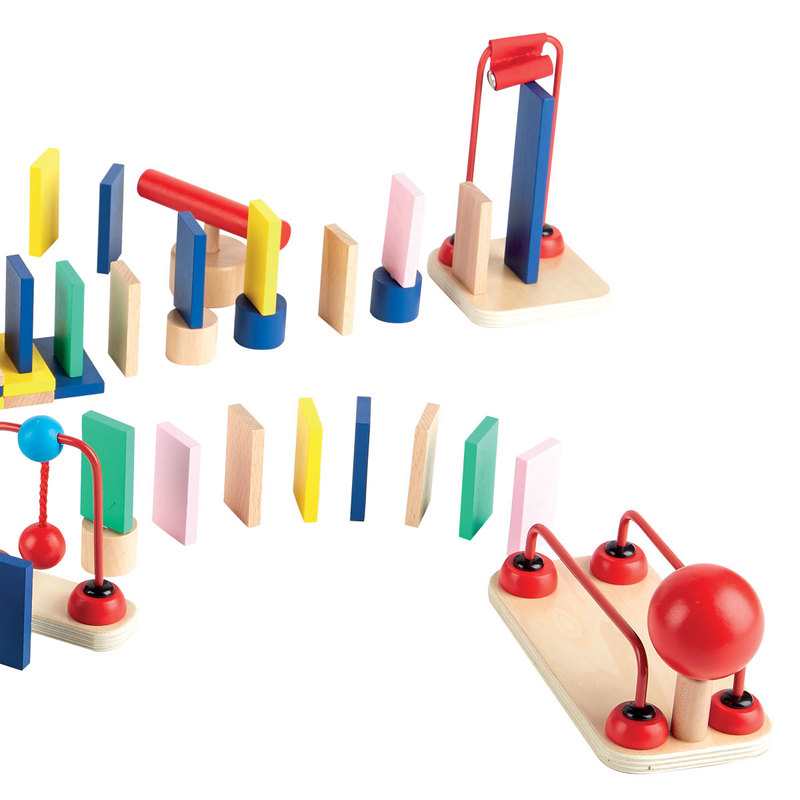 Grand jeu de dominos en bois Oxybul