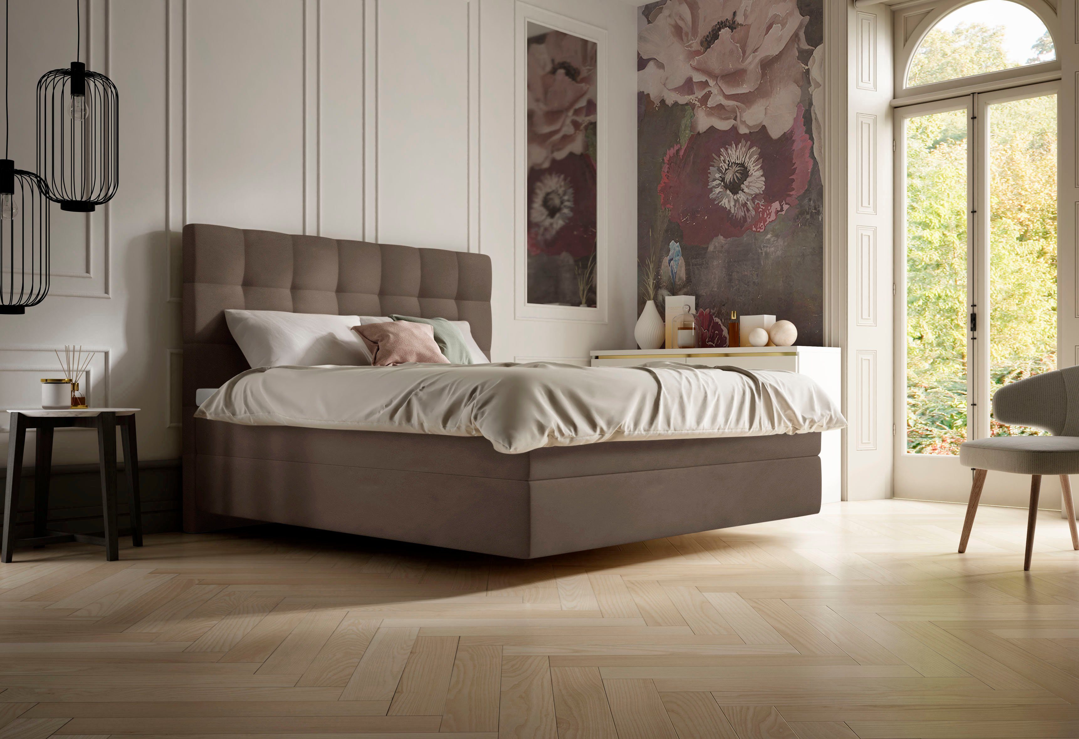 Schlaraffia Boxspringbett Aida, mit GELTEX® Next Topper und 7-Zonen-Tonnentaschen-Federkernmatratze