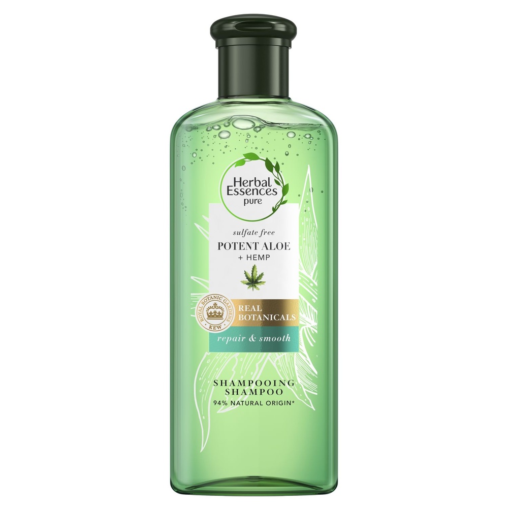 herbal essences Herbal Essences Shampoing Puissant AloeEt Chanvre 225 ml Shampoing