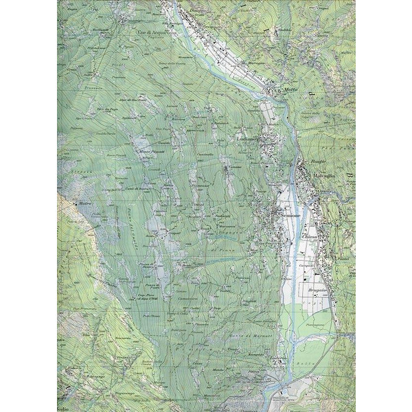 Swisstopo 1 : 25 000 Biasca - Wanderkarte