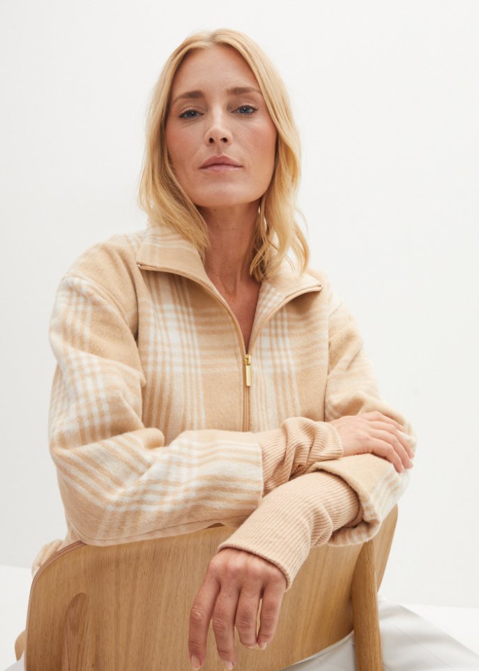 Long-Jacke kariert