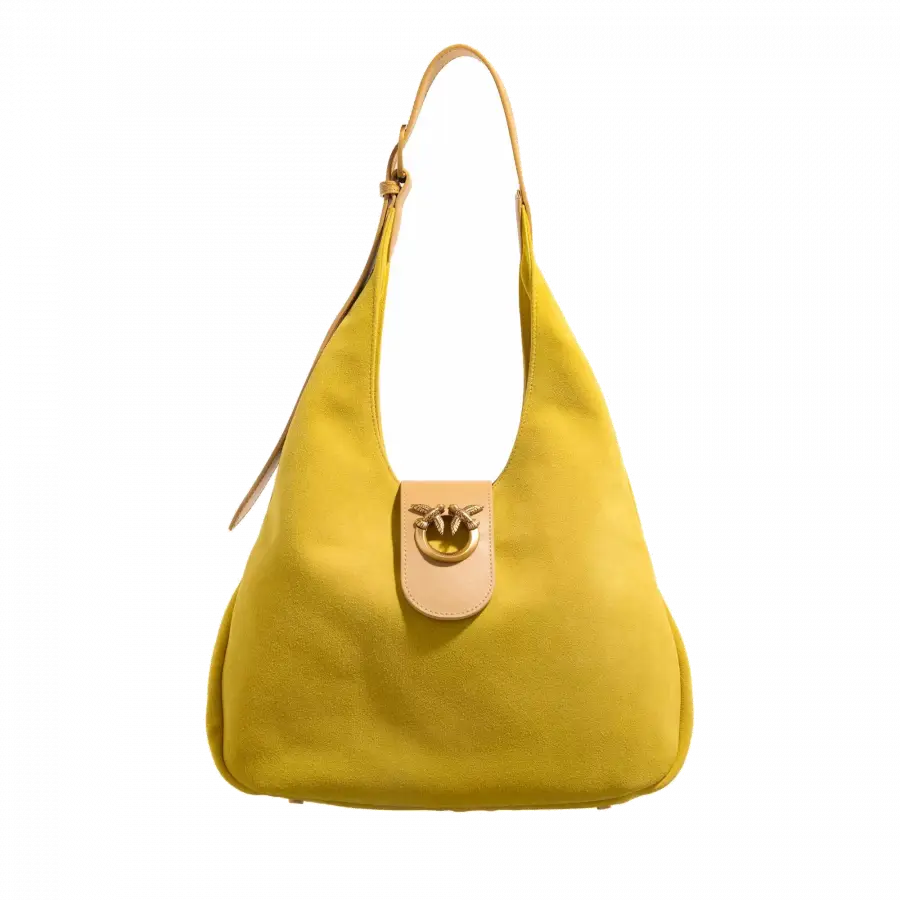 Pinko - Pinko Shoulder Bags Leder Yellow - gelb