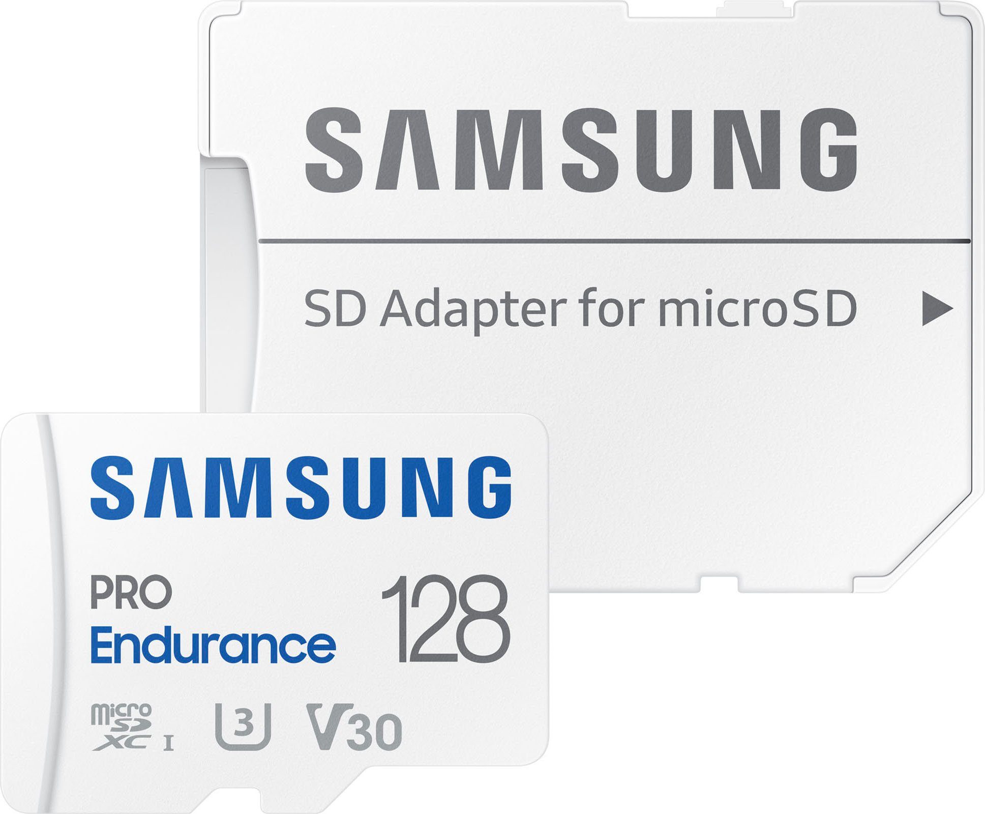 Samsung microSD PRO Endurance Speicherkarte (128 GB, Class 10, 100 MB/s Lesegeschwindigkeit)