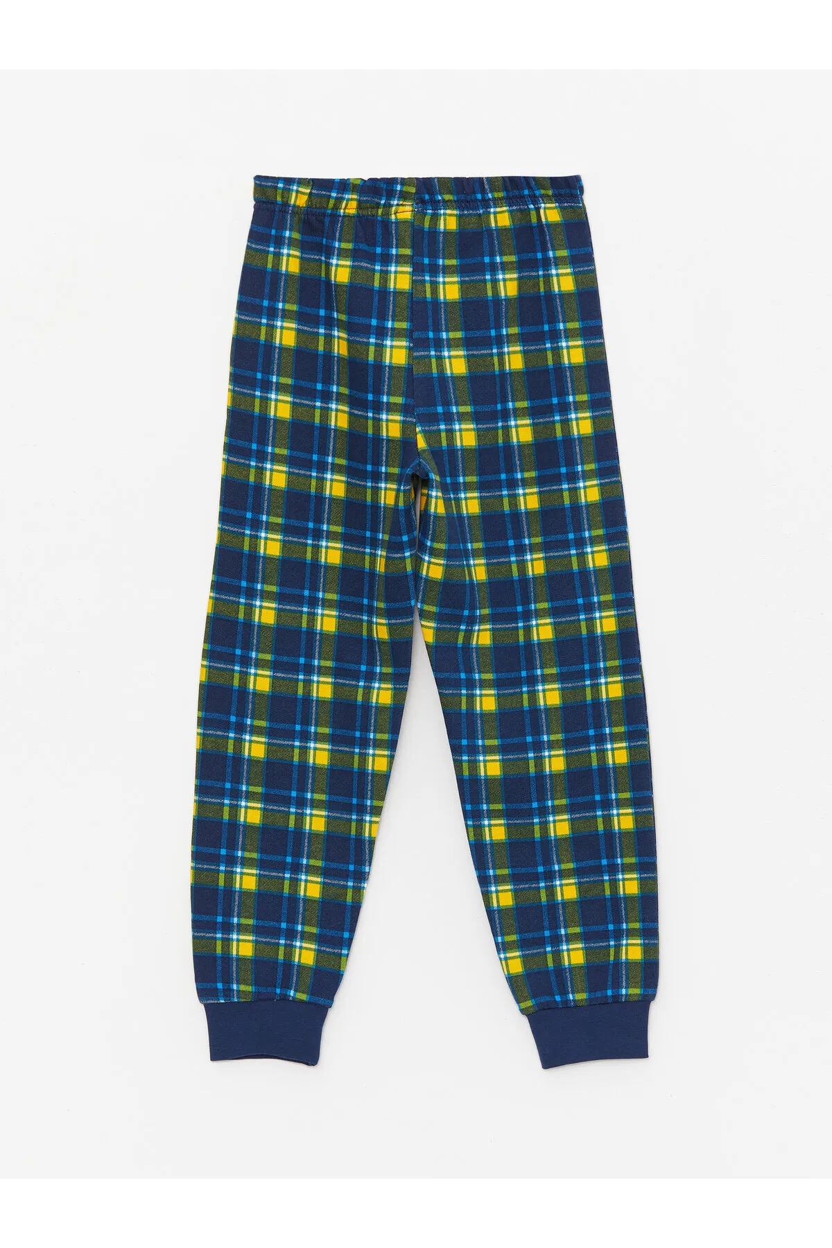 LC Waikiki  Jungen-Pyjama-Set mit Rundhalsausschnitt, kariert und langärmelig