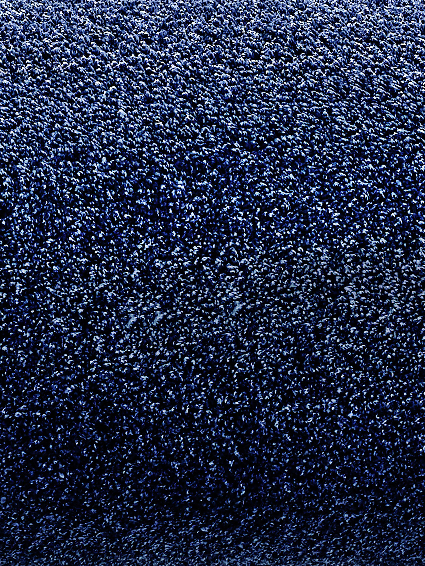 Sensation Hochflor-Teppich, Dunkelblau