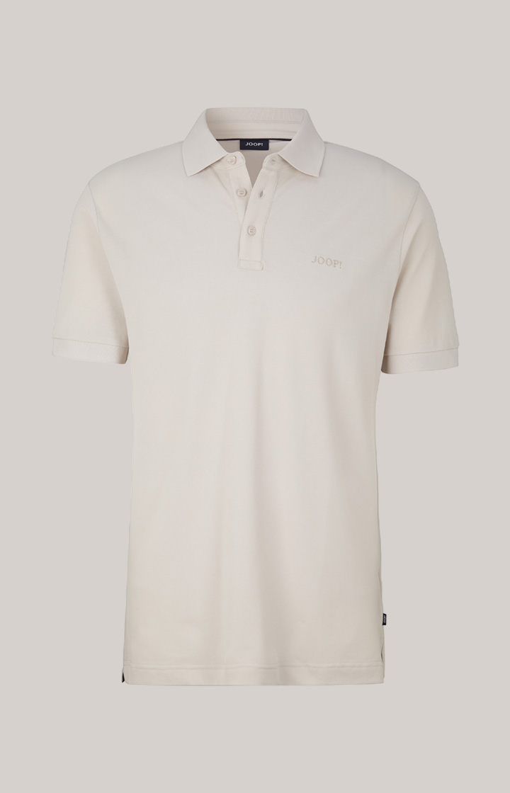 Baumwoll-Poloshirt Primus in Offwhite