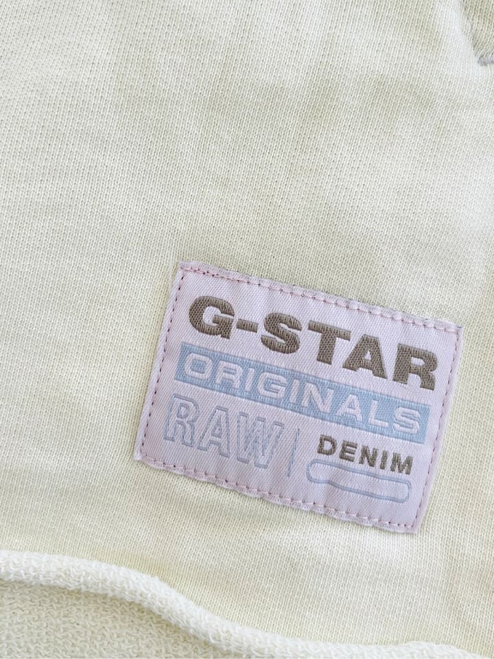 G-Star Sweatshorts - Wide fit - in Creme günstig kaufen S