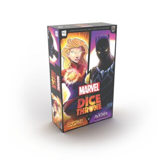 Dice Throne Marvel 2-Hero Box - Captain Marvel, Black Panther (EN)