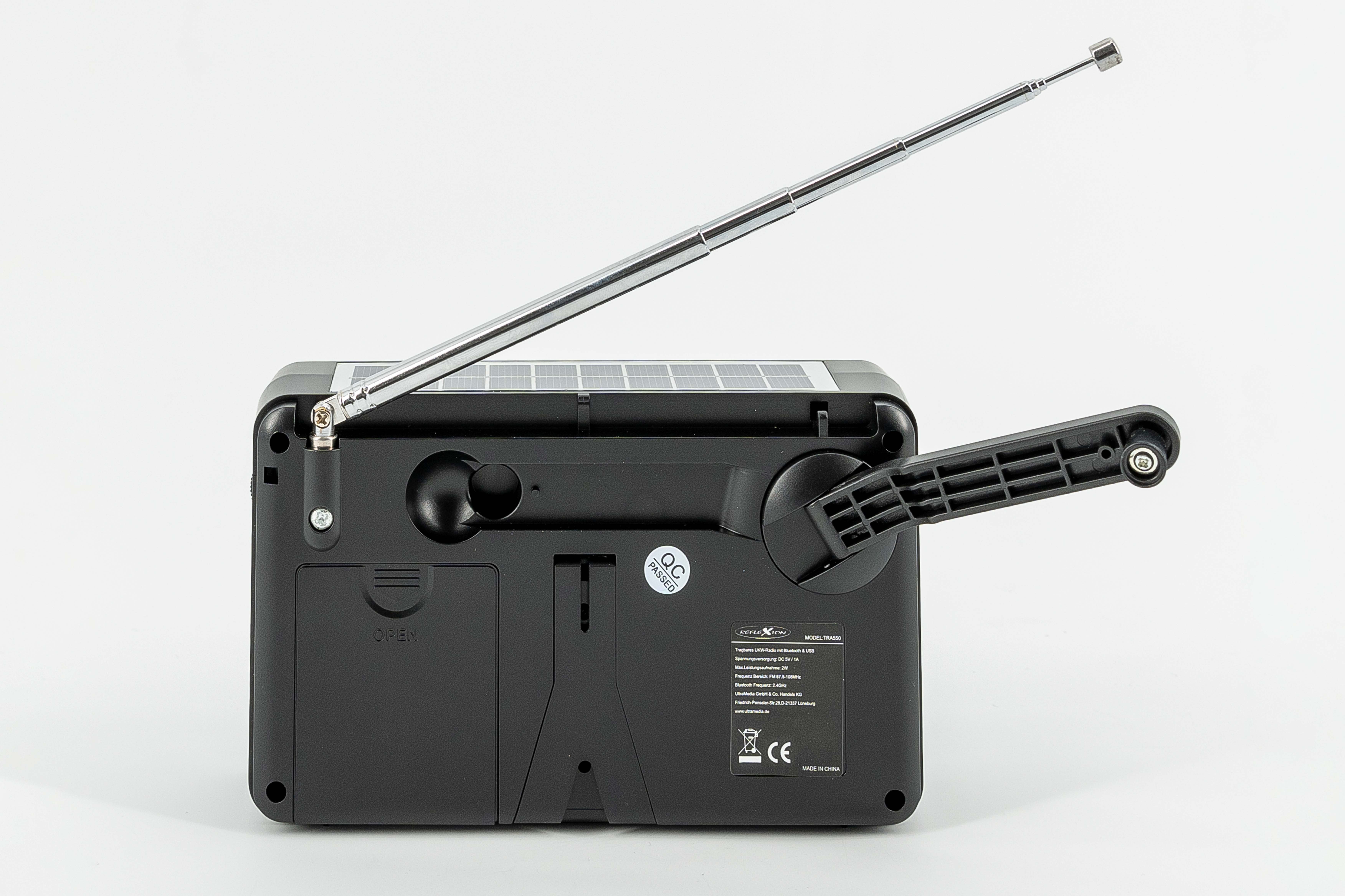 Reflexion TRA550 Radio (16,00 W, Solarkurbelradio)