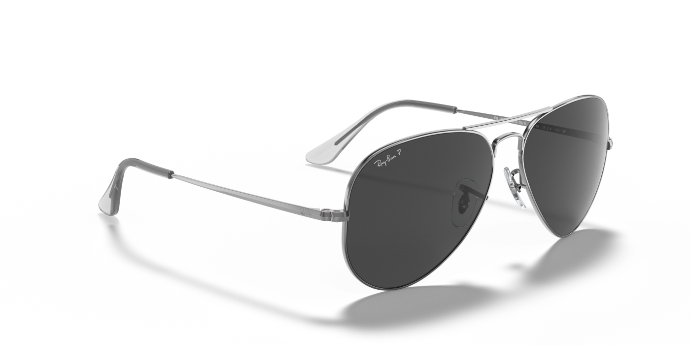 AVIATOR METAL II - Lucido Gunmetal Nero