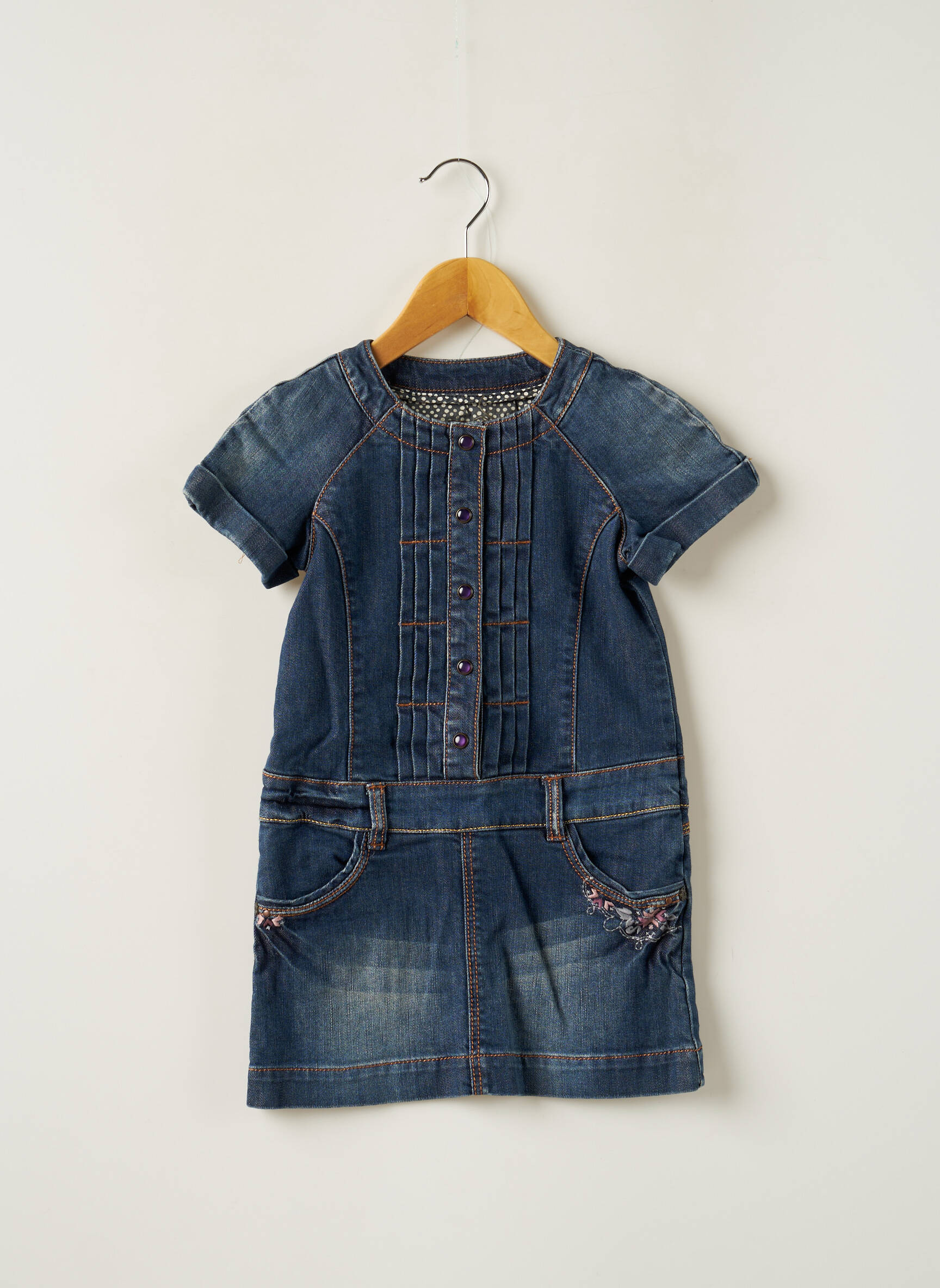 Catimini Robes Mi Longues Fille couleur bleu
