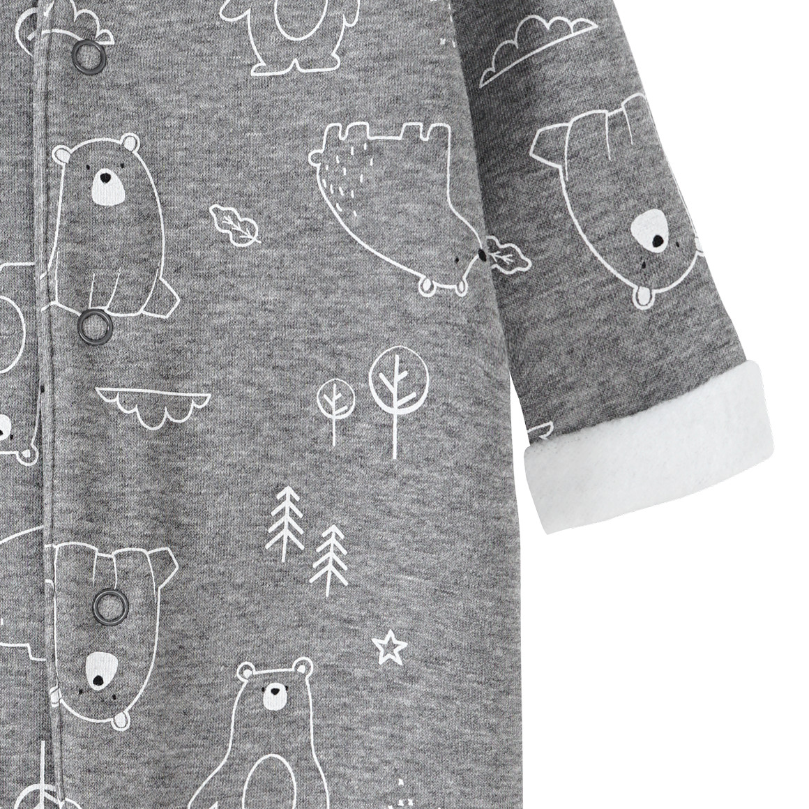 Newborn Overall mit Bären-Allover
