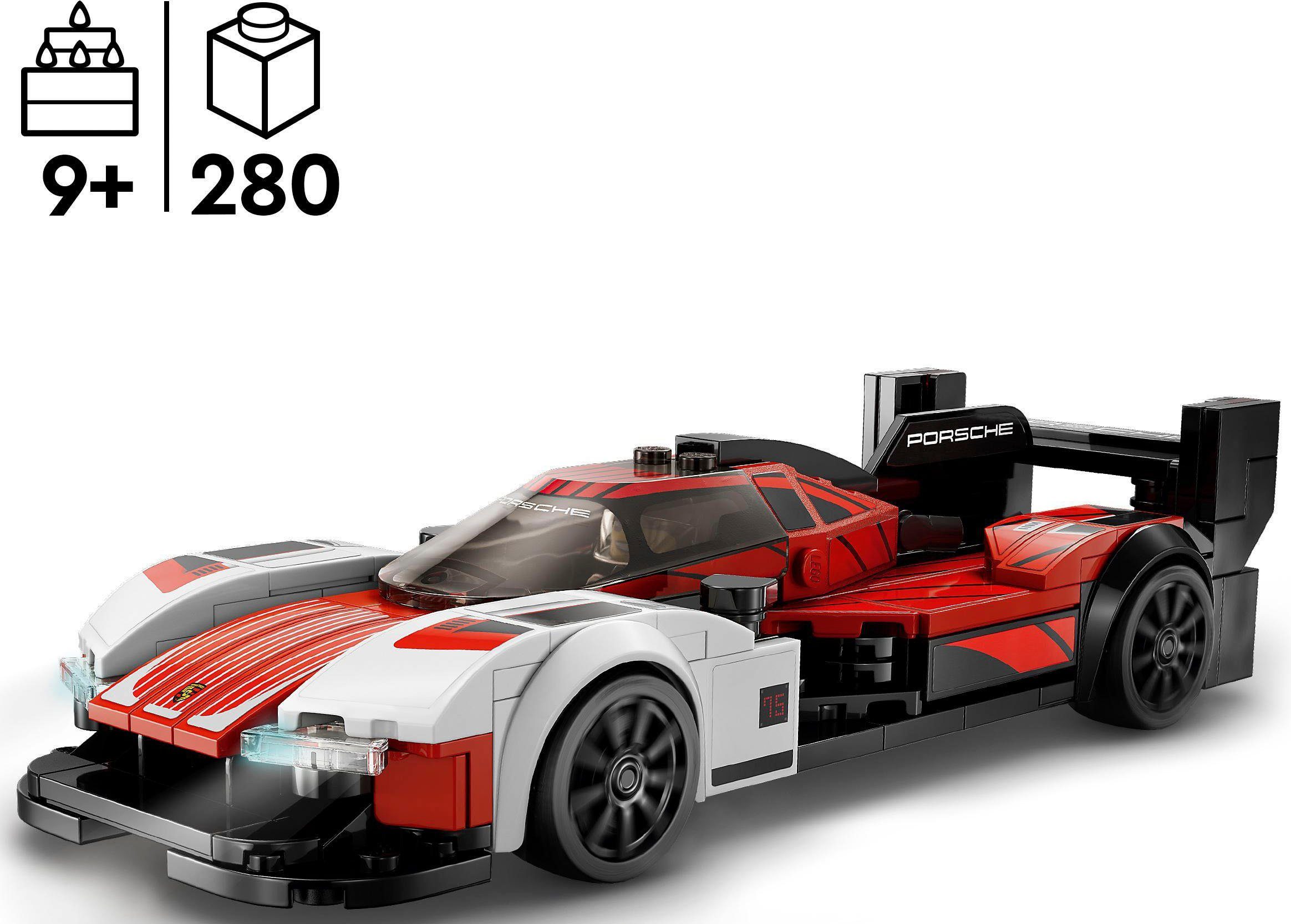 LEGO® Konstruktionsspielsteine Porsche 963 (76916), LEGO® Speed Champions, (280 St)
