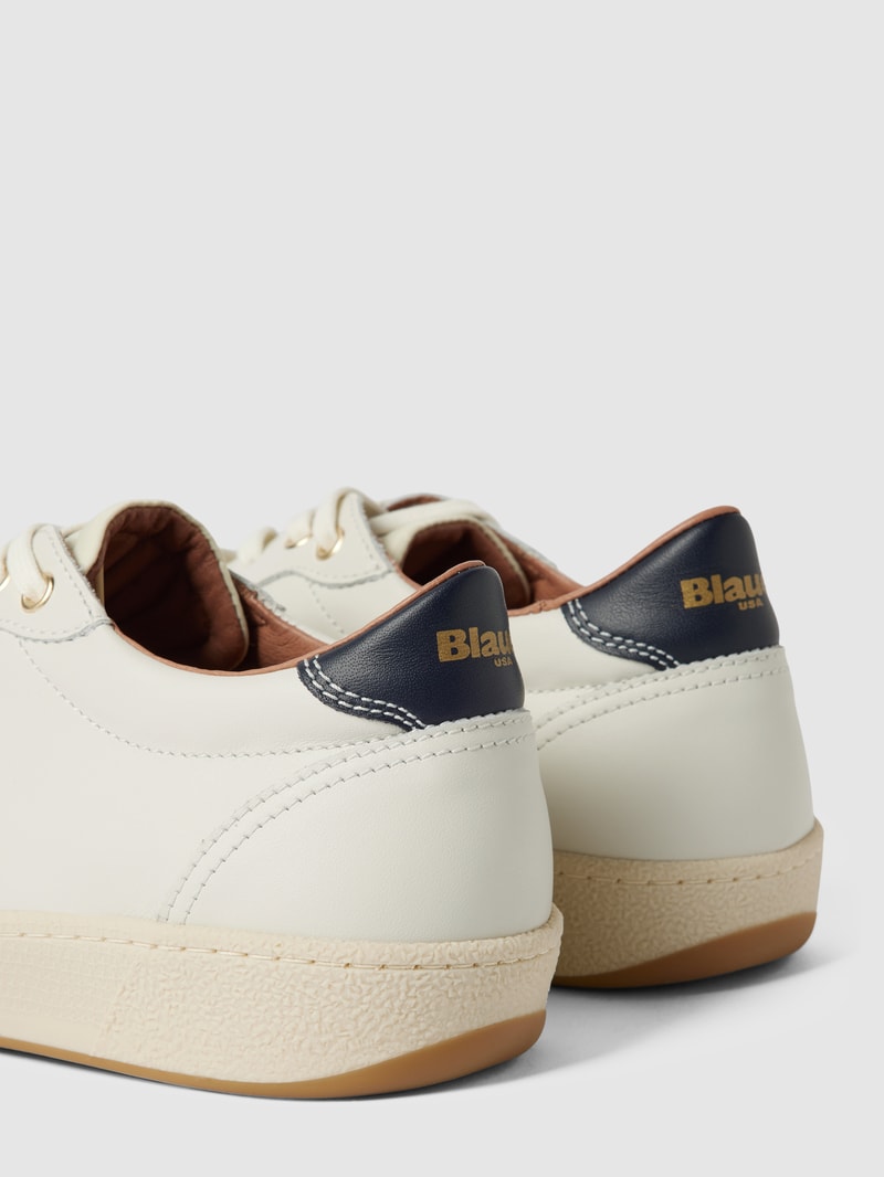 Sneaker mit Label-Details Modell 'MURRAY' in weiß