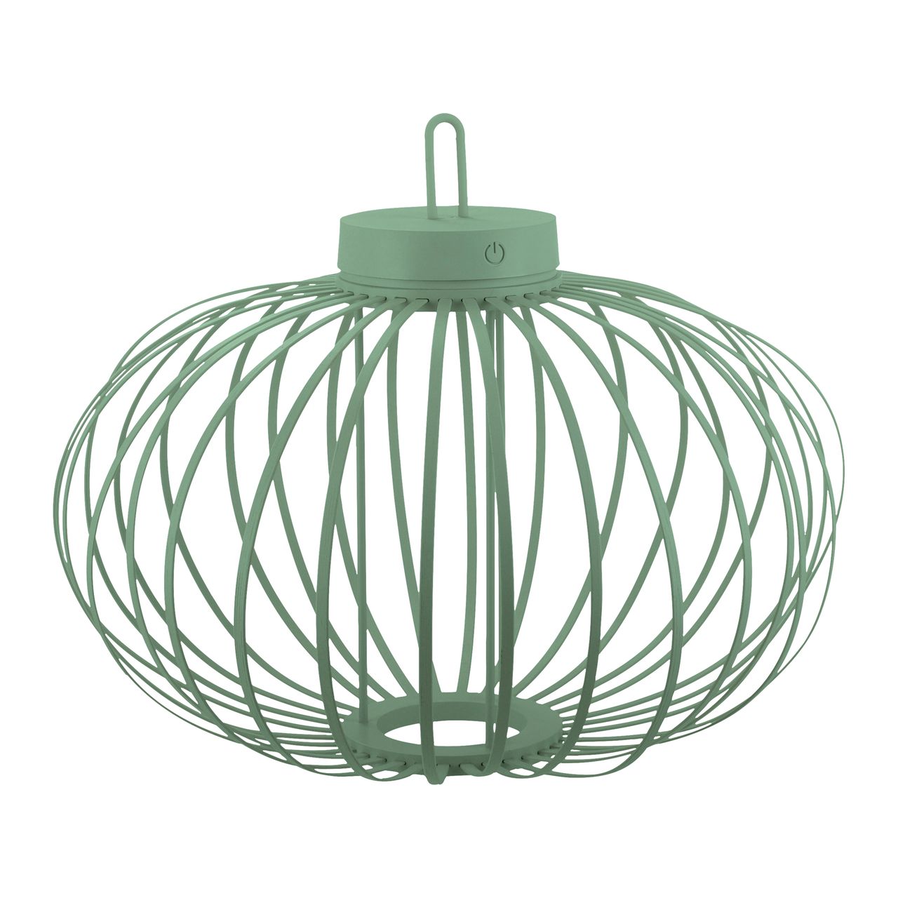 JUST LIGHT Akku Pendelleuchte AKUBA, 1x LED-Board/1,50Watt/2700Kelvin, IP44, Grün