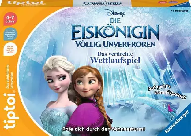 tiptoi® Disney Die Eiskönigin - Völlig unverfroren: Das verdrehte Wettlaufspiel - Lernspiel ab 4 Jahren