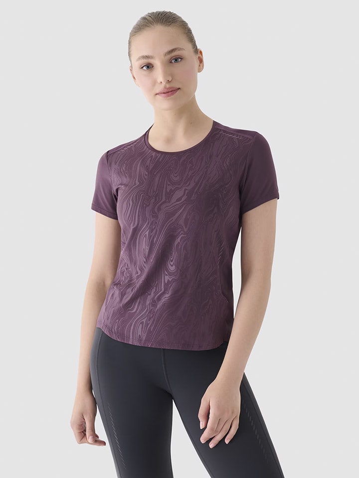 4F Trainingsshirt in Lila günstig kaufen