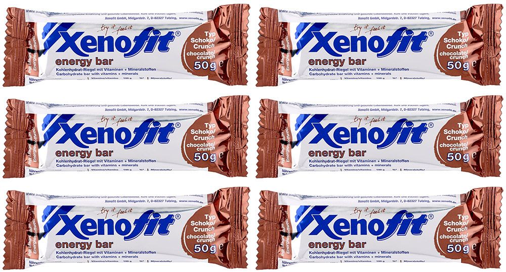 Xenofit Energy Bar Schoko Crunch 6x50g kaufen | Bike-Discount