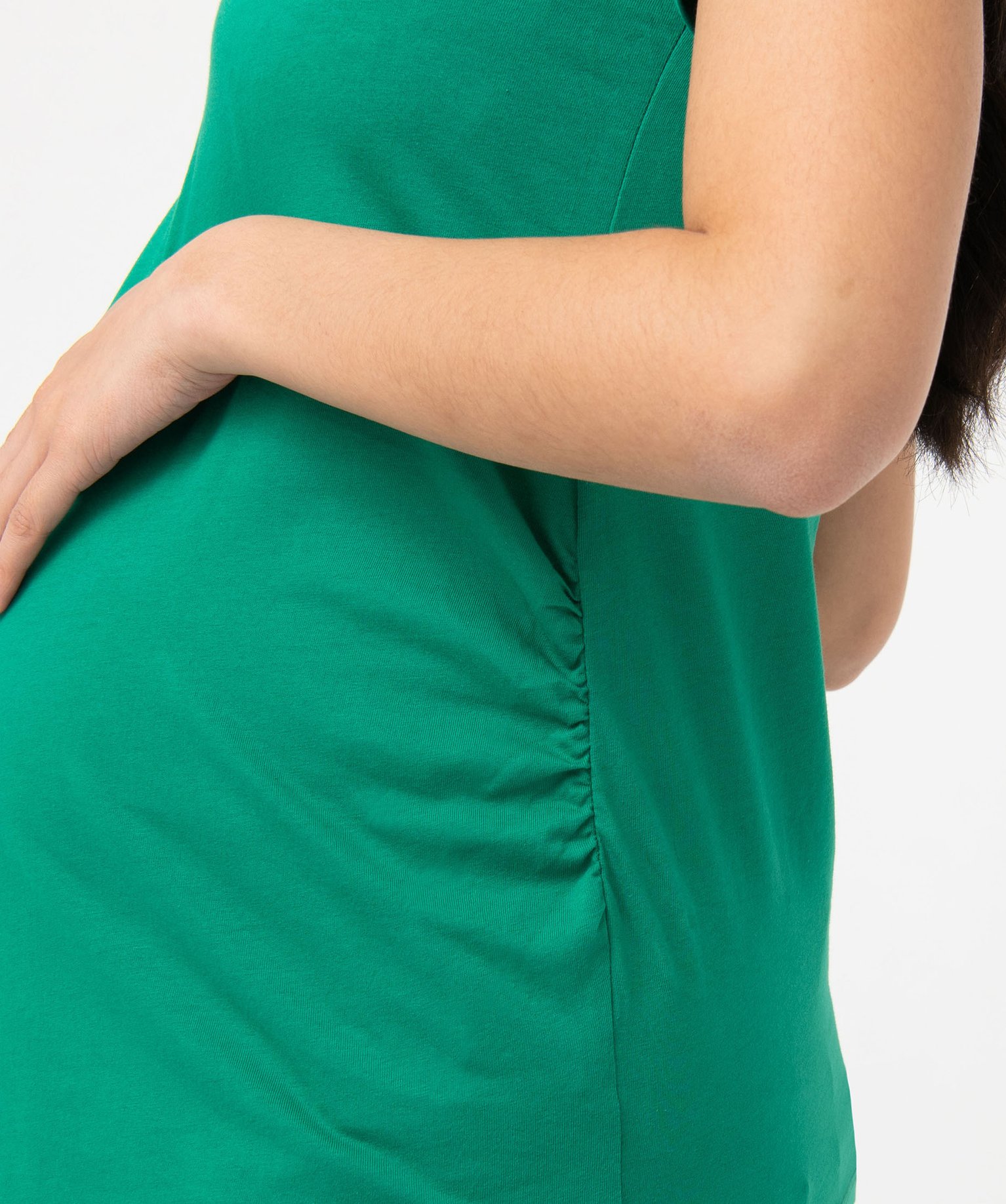 Tee-shirt de grossesse à manches courtes en coton imprime | GEMO