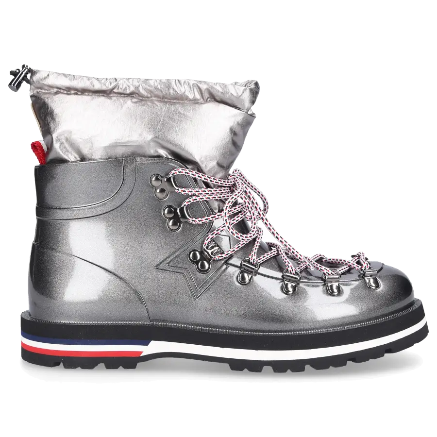 Moncler - Stiefeletten INAYA Gummi Logo grau - grau