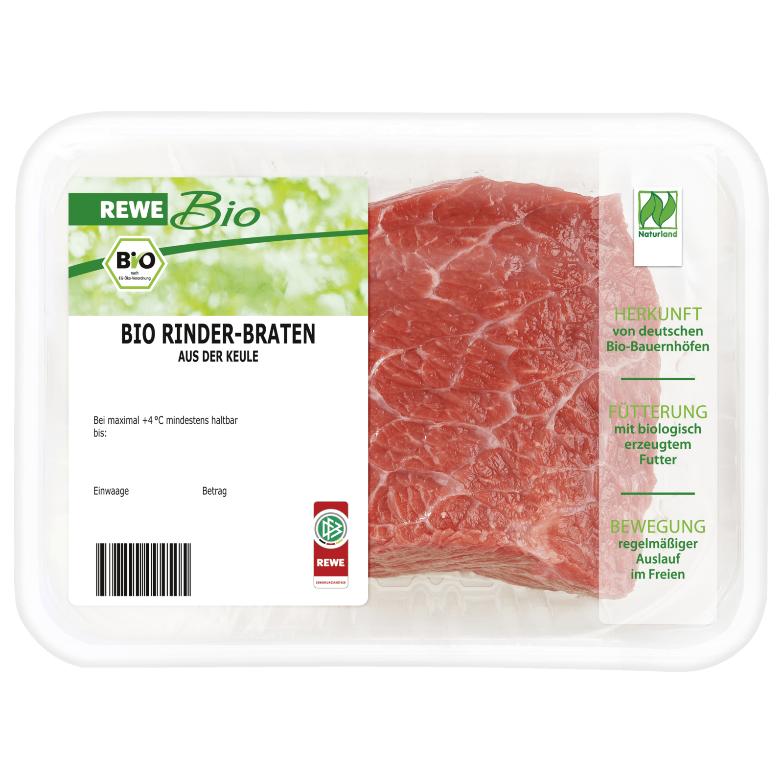 REWE Bio Rinderbraten aus der Keule 600g