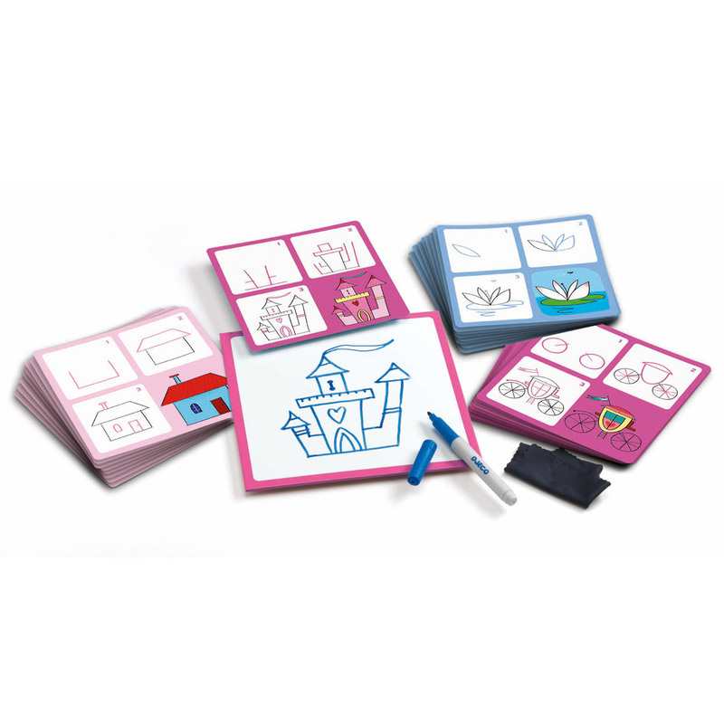 Jeux de dessin step by step joséphine Djeco