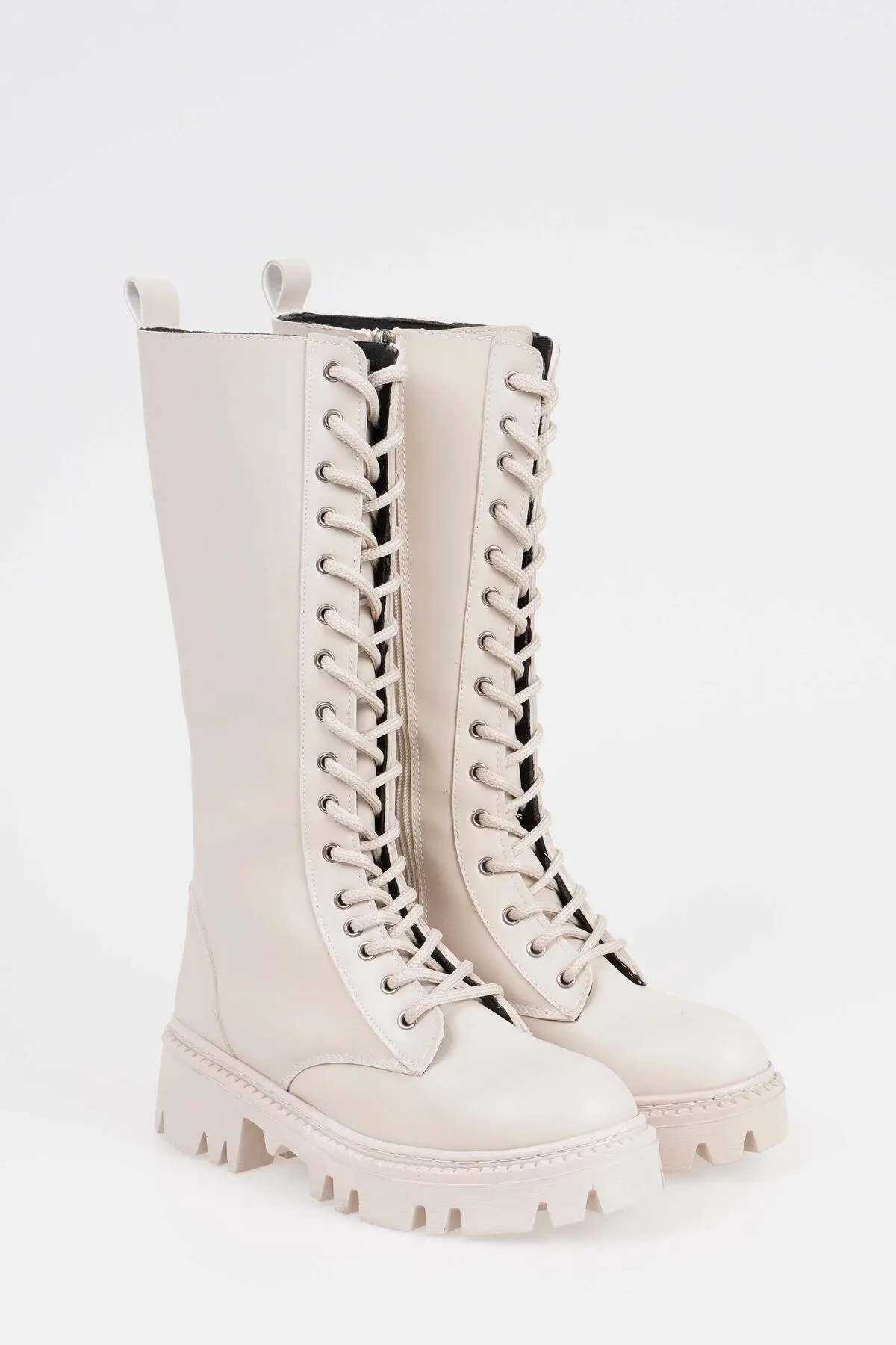 CZ London  Stiefel - Beige - Blockabsatz