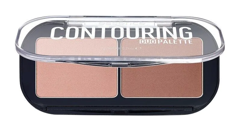 „Essence Contouring Duo“ veido kontūravimo paletė, 10 vnt.