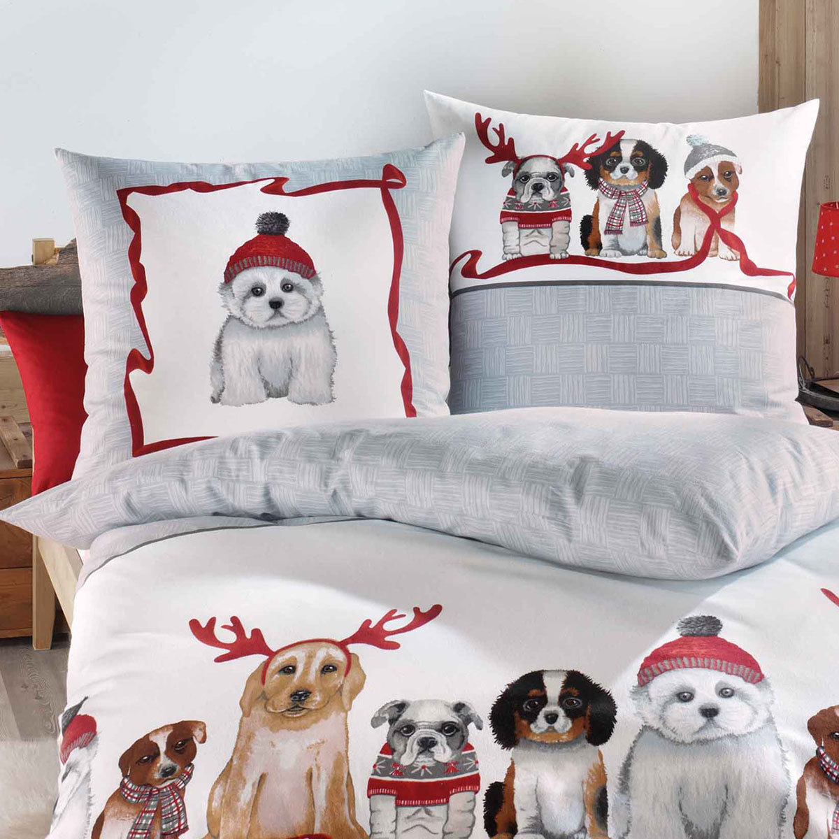 Traumschlaf Biber Bettwäsche Dogs